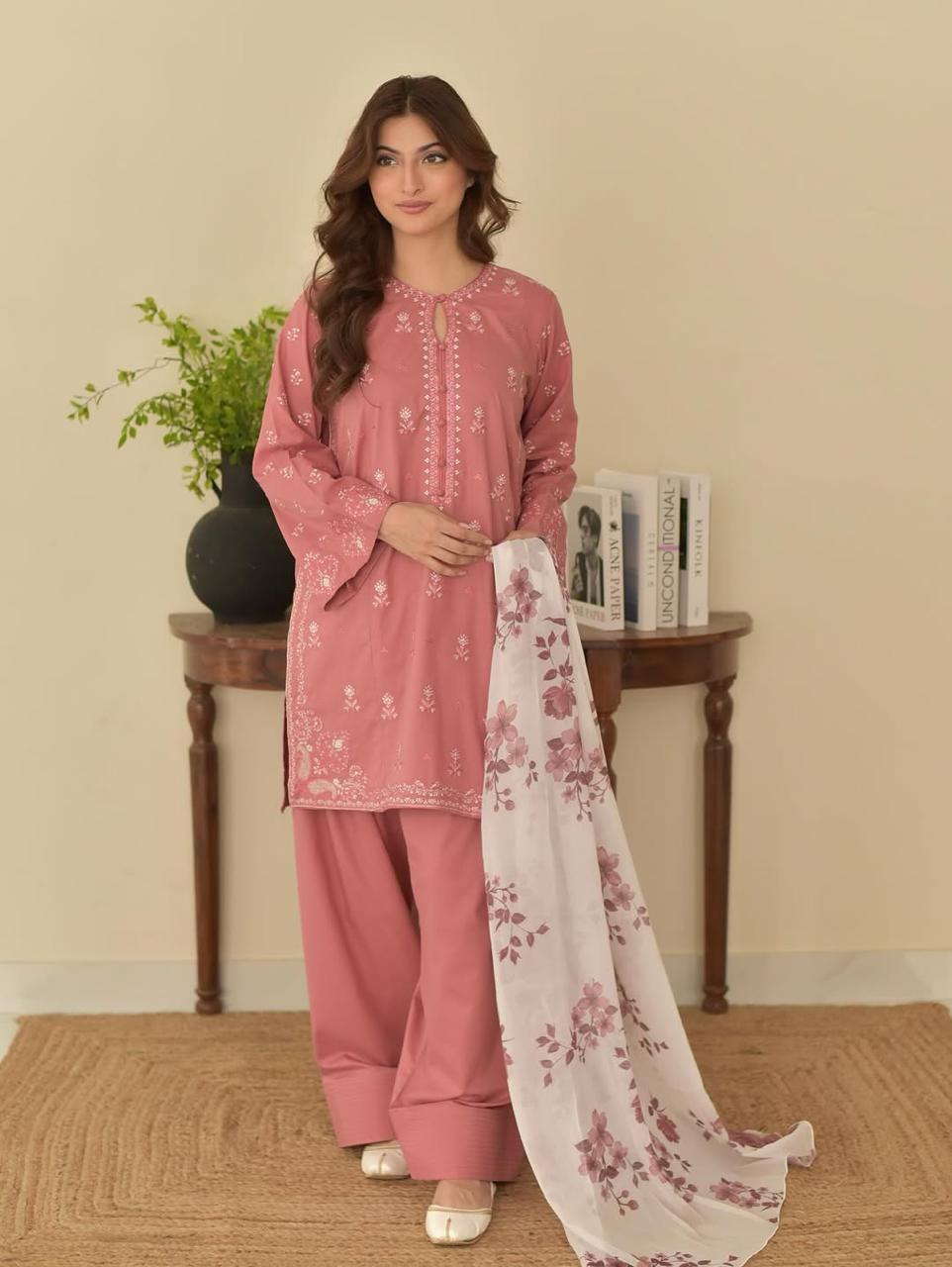 Irha Embroidered 3pc