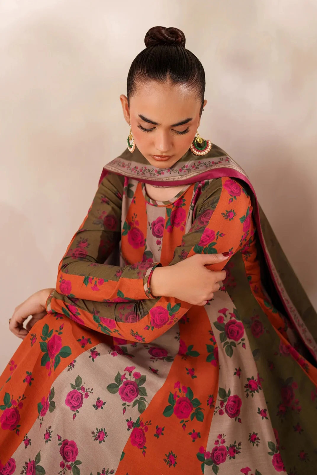 Sunset Frock 3Pc Suit